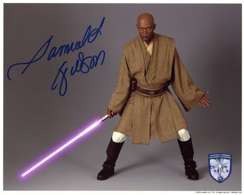 Samuel jackson signed 8x10 - l.,